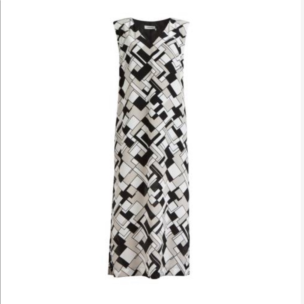 NWT J.Lindeberg monochrome/beige Anna dress